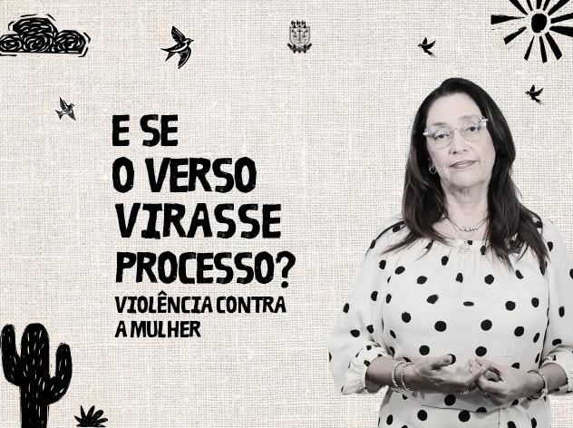 Foto da logo marca do projeto E se o verso virasse processo 